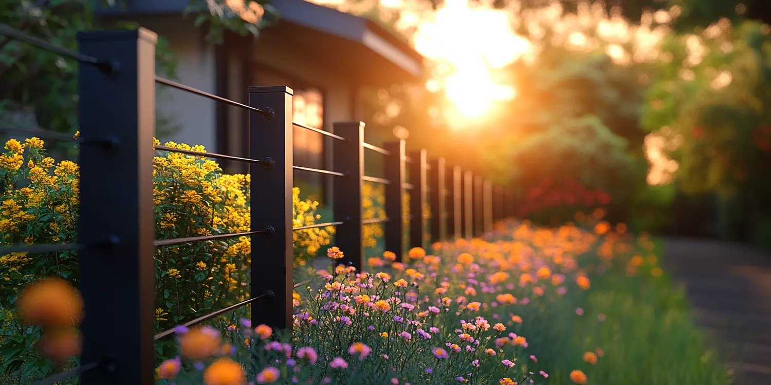 nowoczesne metalowe ogrodzenia z Polski