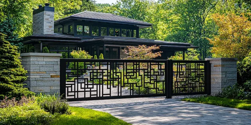 Alu Sichtschutzzaun aus Polen