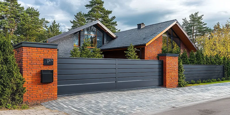 Schmuckzaun aus Polen